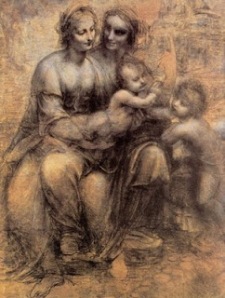 Leonardo da Vinci - Virgin and Child St. Anne